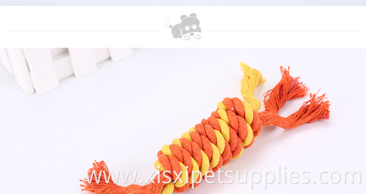 factory sell candy cotton rope chew pet toy for dog